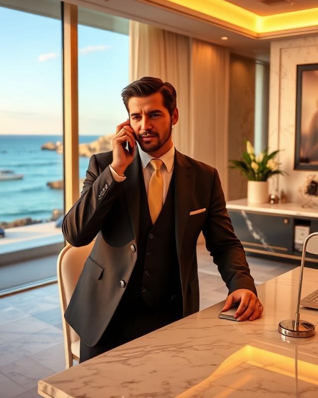 Luxury travel concierge responding instantly